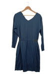 Vorschaubild 1 von Freizeitkleid Damen Blau Gr. 36/S Polyester Strukturmuster Casual 94 cm