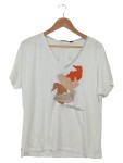 Vorschaubild 1 von TREND BY Damen T-Shirt Gr. 40 (L) Weiß Modern Grafisch
