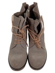 Vorschaubild 2 von Stiefeletten Damen Gr. 41 Braun Wildleder Schnürung 3 cm Casual Alltag