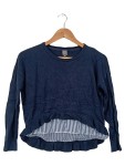 Vorschaubild 1 von Tortue Pullover Mädchen Gr. 140 Blau Rüschen