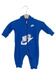 Vorschaubild 1 von Baby Body Overall Kapuze Gr. 62 Blau Logo-Print