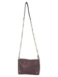 Vorschaubild 1 von 1981 Damen Umhängetasche Lila Logo-Print Kettenschulterriemen Elegant