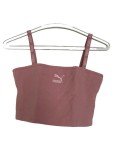 Vorschaubild 1 von Sport-BH Rosa Gr. S Baumwolle Uni Logo-Print Sportlich Cropped
