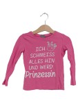 Vorschaubild 1 von Langarmshirt Mädchen Gr. 98 Pink Prinzessin Glitzer