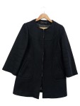 Vorschaubild 1 von Damen Leichter Mantel Gr. 36/S Schwarz Modern Minimalistisch