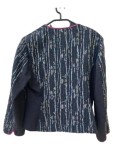 Vorschaubild 2 von Damen Jacke Gr. 36 Strukturmuster Pink Akzente Elegant