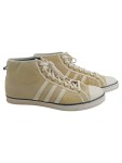 Vorschaubild 1 von High-Top Sneaker Damen Gr. 40 Beige Textil Schnürung Streetwear Freizeit