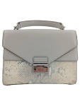 Vorschaubild 1 von Henkeltasche Damen Grau Elegant Modern Leder
