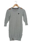 Vorschaubild 1 von Damen Strickkleid Grau Gr. 36/S Baumwolle Casual Freizeit