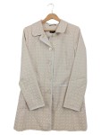 Vorschaubild 1 von , Damen Übergangsmantel Gr. 38 Beige Modern Grafisches Muster