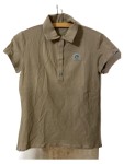 Vorschaubild 1 von Damen Poloshirt Gr. 40 L Beige Sportlich Freizeit Baumwolle
