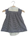 Vorschaubild 1 von Sommerkleid Mädchen Gr. 74 Maritim Gestreift Mehrfarbig Baumwolle