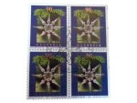 Vorschaubild 1 von Schweiz Helvetia Briefmarke 90 Rappen Viererblock 2001 Weihnachten gestempelt