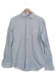 Vorschaubild 1 von Boggi Herren Business Hemd Blau Meliert Gr. 50/L Langarm