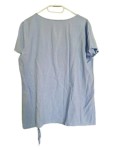 Vorschaubild 2 von TAIFUN Damen Bluse Gr. 40/L Blau Casual Kurzarm Viskose Shirt
