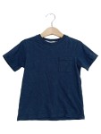 Vorschaubild 2 von T-Shirt Kinder Gr. 104 Blau Uni Basic Kurzarm Freizeit Ohne Verschluss