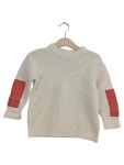 Vorschaubild 2 von Kinder Pullover Gr. 98 Beige Casual Modern Baumwolle Langarm