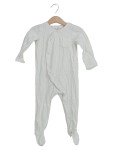 Vorschaubild 2 von Baby Body Strampler Größe 80 Weiß Rippstrick Langarm
