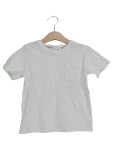 Vorschaubild 1 von T-Shirt Kinder Gr. 104 Weiß Baumwolle Uni Basic Kurzarm Alltag