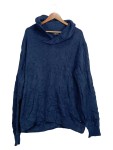 Vorschaubild 1 von Pullover Damen Blau Gr. 40/L Baumwolle Strukturmuster Casual Langarm