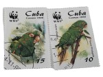Vorschaubild 1 von Briefmarken Cuba 1998 Fauna Protegida Papagei Aratinga euops gestempelt