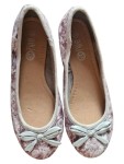 Vorschaubild 1 von Ballerinas Damen Schuhe Gr. 38 Lila Floral Feminin Frühjahr Sommer