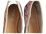 Vorschaubild 3 von Ballerinas Damen Schuhe Gr. 38 Lila Floral Feminin Frühjahr Sommer