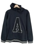 Vorschaubild 2 von Kapuzenpullover Kinder Gr. 158 Schwarz Baumwolle Polyester Schriftzug