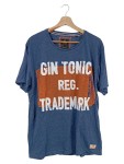 Vorschaubild 1 von Herren T-Shirt XL Blau Casual Schriftzug Oberteil