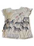 Vorschaubild 1 von T-Shirt Kinder Gr. 110 Beige Baumwolle Tiermotive Farbenfroh Kurzarm