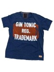 Vorschaubild 2 von Herren T-Shirt XL Blau Casual Schriftzug Oberteil