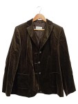 Vorschaubild 1 von Blazer Damen Gr. 42/XL Braun Baumwolle Uni Elegant Langarm Herbst/Winter