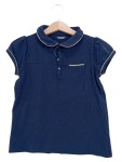 Vorschaubild 1 von Poloshirt Mädchen Gr. 138/140 Blau Sportlich Kurzarm