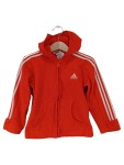 Vorschaubild 1 von Kinder Kapuzenpullover Jacke Rot Gr. 104 Sportlich Fleece