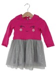 Vorschaubild 1 von Baby & Co Mädchen Kleid Gr. 86 Pink Tüllrock Gesicht