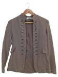 Vorschaubild 1 von Damen Blazer Jacke Gr. 36 Braun Elegant Zierknöpfe