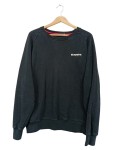 Vorschaubild 1 von Sweatshirt Herren Schwarz Gr. 52/L Baumwolle Polyester Logo-Print Langarm