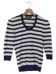 Vorschaubild 1 von Damen Pullover Gr. 38/M gestreift maritim 3/4-Arm