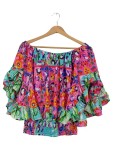Vorschaubild 1 von Antica Sartoria by Giacomo Cinque Damen Bluse UNI Mehrfarbig Bohemian