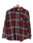 Vorschaubild 1 von Hemdbluse Damen Rot Kariert XS Casual Langarm