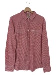 Vorschaubild 1 von Herren Freizeithemd Kariert Rot Gr. 50/L Slim Fit Baumwolle