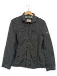 Vorschaubild 1 von Damen Sweatjacke Gr. 38 Meliert Grau Casual Baumwolle