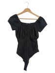 Vorschaubild 1 von Damen Body Schwarz Gr. 38 M Kurzarm Feminin