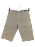 Vorschaubild 1 von Cargo Shorts Kinder Beige Gr. 164 Baumwolle Elasthan Uni Casual Freizeit