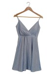 Vorschaubild 1 von Cocktailkleid Damen Gr. 32 Silber Glitzer Minikleid Festlich