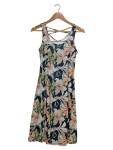 Vorschaubild 1 von Sommerkleid Damen Gr. 34 XS Blumen Tropical Trägerkleid