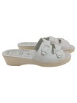 Vorschaubild 1 von Politan Damen Pantolette Sandale Gr. 38 Beige mit Schnallen