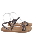 Vorschaubild 1 von Damen Sandalen Mehrfarbig Strukturmuster Gr. 38 Casual Sommerschuhe