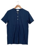 Vorschaubild 1 von Herren T-Shirt Basic Blau Gr. 46/S Baumwolle Kurzarm