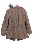 Vorschaubild 1 von Parka Damen Gr. 40/L Braun Polyester Uni Casual Freizeit